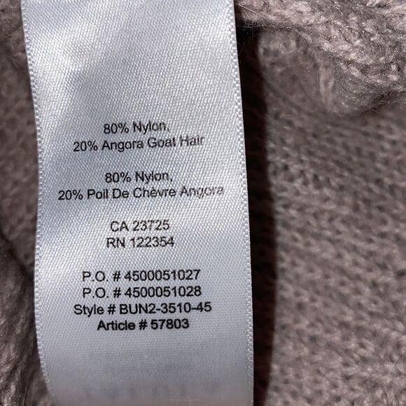 TALULA Tan Angora Goat Hair Knit Sweater-XXS - Picture 7 of 7